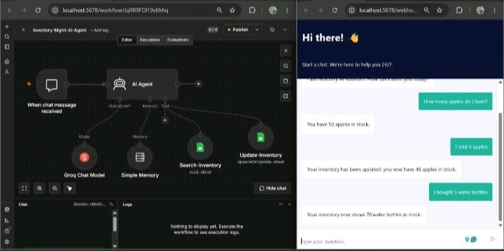 AI Inventory n8n